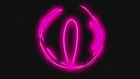 AE模板-卡通手绘发光霓虹灯线条元素NEON_02
