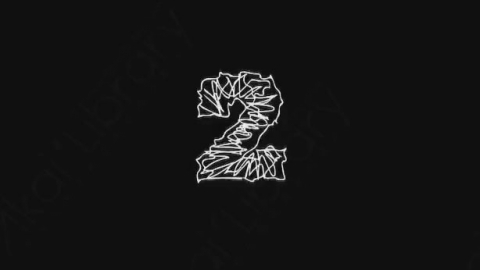 AE模板-卡通手绘数字号码元素Number_02