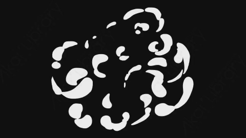 AE模板-卡通手绘动态烟雾元素Smoke_02