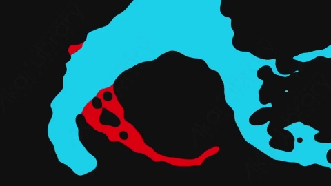 AE模板-卡通手绘液体飞溅元素Liquid_Lines_1_03