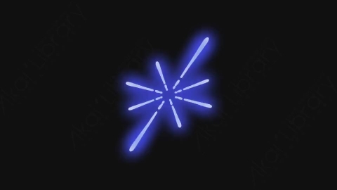 AE模板-卡通手绘发光霓虹灯线条元素NEON_03
