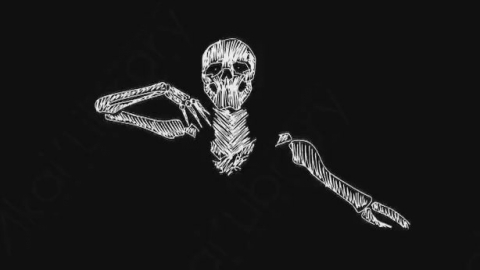 AE模板-卡通手绘骨头骨架动画元素Skeleton_03