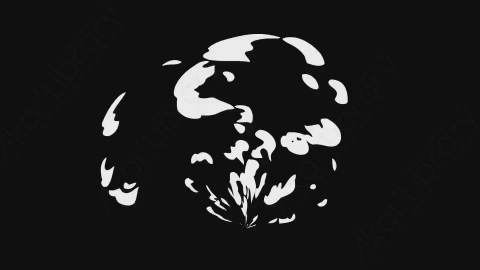 AE模板-卡通手绘动态烟雾元素Smoke_03