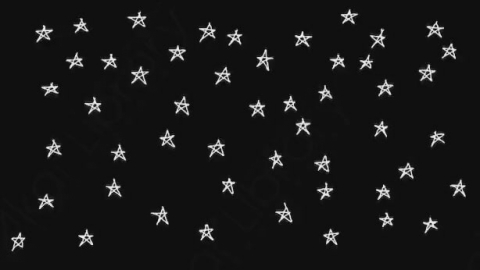 AE模板-卡通手绘星星动画元素Star_03