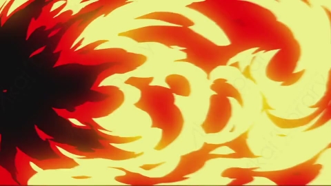 AE模板-卡通手绘火焰燃烧转场过渡Transition_-_V02_Fire_043_Right_noCT