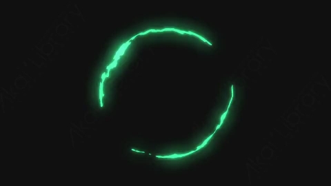 AE模板-卡通手绘能量闪电元素Electric_FX_04