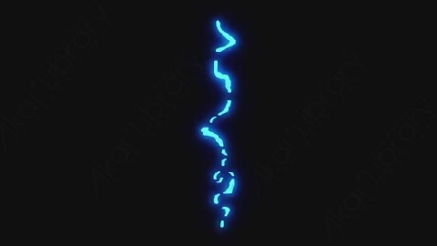 AE模板-卡通手绘闪电能量元素Lightning_4