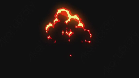 AE模板-卡通火焰燃烧元素Elements_-_Fire_005_Hit_Up_noCT_noRSZ
