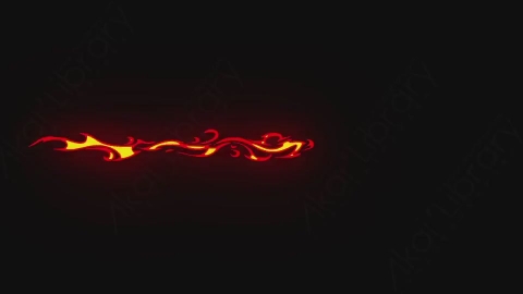 AE模板-卡通手绘动态Fire_01火焰元素