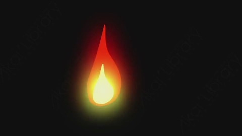 AE模板-卡通手绘动态火焰燃烧元素Fire_05