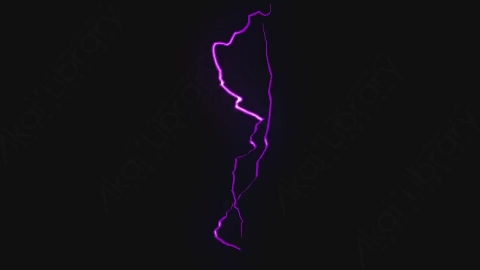 AE模板-卡通手绘动态闪电能量元素Lightnings_5