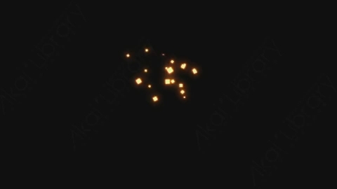 AE模板-卡通手绘动态火花元素Elements_-_Sparks_007_Down_noCT_noRSZ