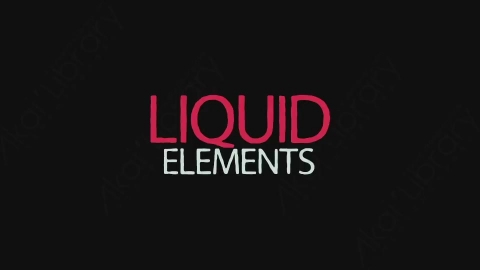 AE模板-卡通手绘液体飞溅元素标题Liquid_Title_06