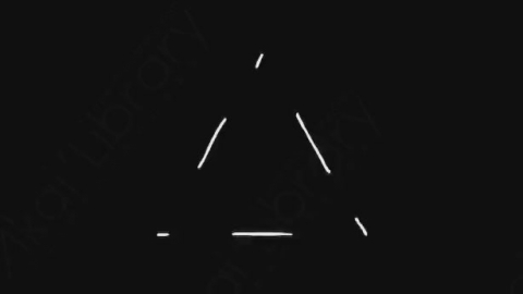 AE模板-卡通手绘多边形三角形动画元素Triangle_06