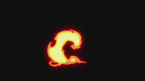 AE模板-卡通手绘火焰燃烧元素Fire_6
