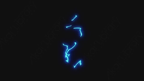 AE模板-卡通手绘闪电能量元素Lightning_7