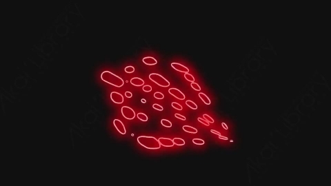 AE模板-卡通手绘发光霓虹灯线条元素NEON_07