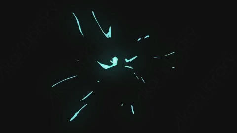 AE模板-卡通手绘动态液体飞溅元素Liquid_8