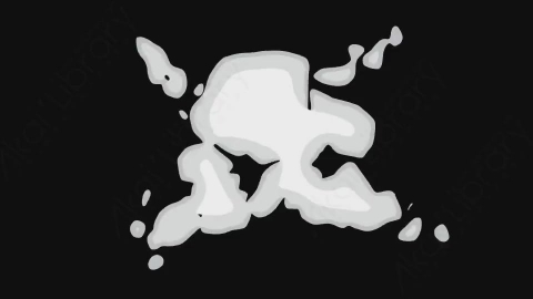 AE模板-卡通手绘动态烟雾元素Smoke_8