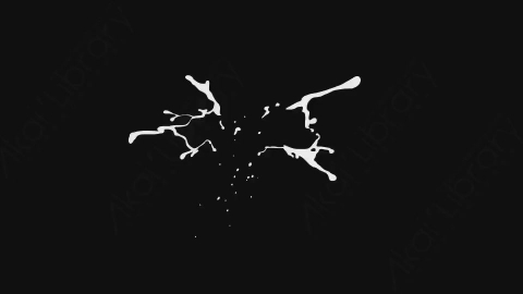 AE模板-卡通手绘动态液体飞溅元素Splash_08