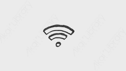 AE模板-卡通手绘动漫网络符号元素Wifi