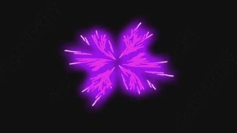 AE模板-卡通手绘发光霓虹灯线条元素NEON_09