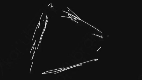 AE模板-卡通手绘多边形三角形动画元素Triangle_09