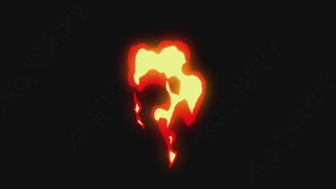 AE模板-卡通火焰燃烧元素Elements_-_Fire_010_Hit_Trail_Up_noCT_noRSZ