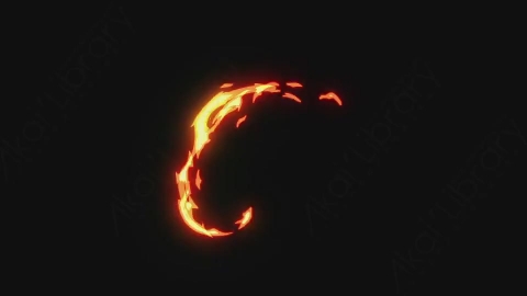 AE模板-卡通手绘火焰燃烧元素Fire_9