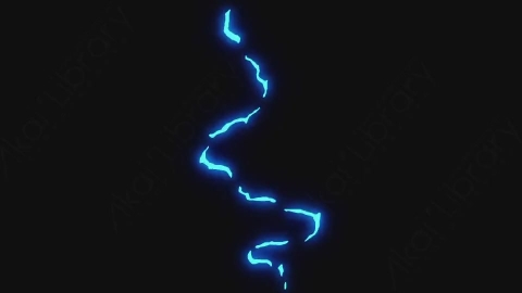 AE模板-卡通手绘闪电能量元素Lightning_10