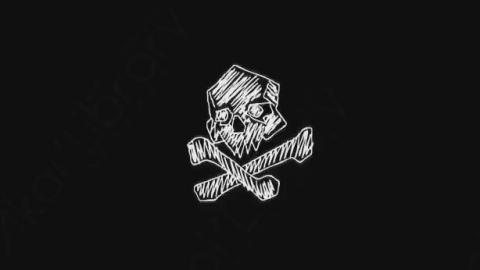 AE模板-卡通手绘骨头头骨动画元素Skull_10