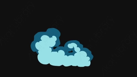 AE模板-卡通手绘动态烟雾元素Smoke_10