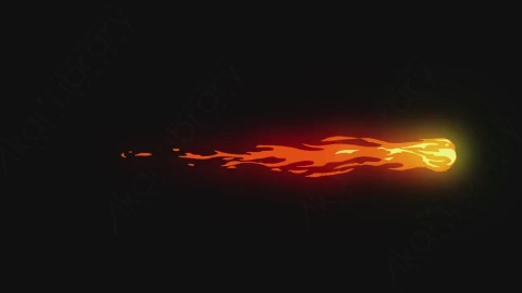 AE模板-卡通手绘动态火焰燃烧元素Fire_11