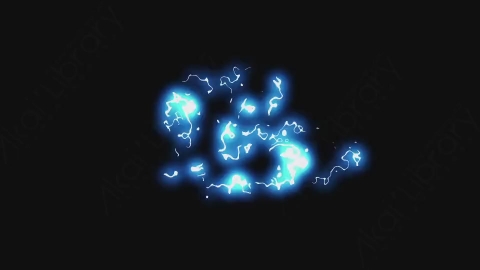 AE模板-卡通手绘闪电能量元素Lightning_11
