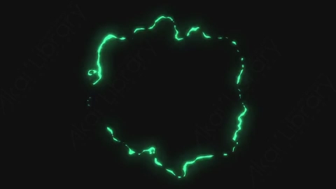 AE模板-卡通手绘能量闪电元素Electric_FX_12