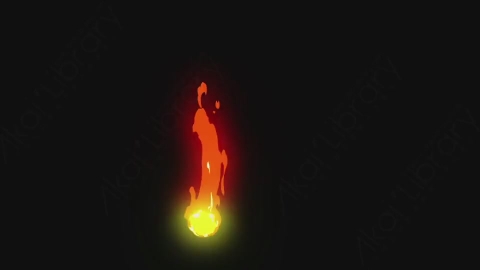 AE模板-卡通手绘动态火焰燃烧元素Fire_12