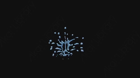 AE模板-卡通手绘液体飞溅元素Splash