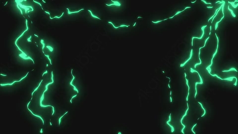 AE模板-卡通手绘能量闪电元素Electric_FX_13