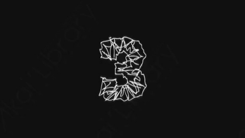 AE模板-卡通手绘数字号码元素Number_13