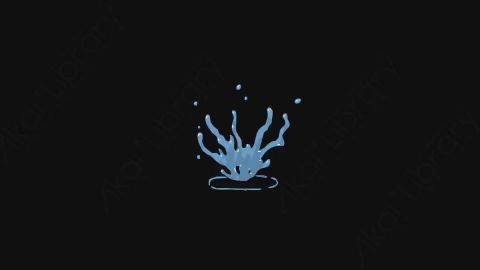AE模板-卡通手绘液体飞溅元素Splash_2