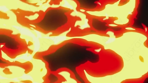 AE模板-卡通手绘火焰燃烧转场过渡Transition_-_V02_Fire_101_Right_MIX_noCT