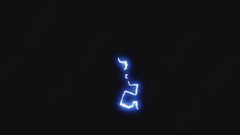 AE模板-卡通手绘闪电能量元素Lightning_14