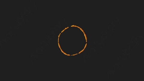 AE模板-卡通手绘运动图形动画元素Liquid_Circle_Stroke_01
