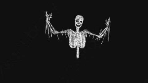 AE模板-卡通手绘骨头骨架动画元素Skeleton_14