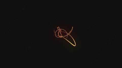 AE模板-卡通手绘动态闪光线条元素Flash_Kick_15