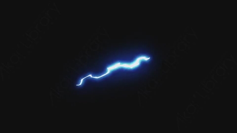 AE模板-卡通手绘闪电能量元素Lightning_15