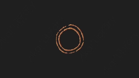 AE模板-卡通手绘运动图形动画元素Liquid_Circle_Stroke_02