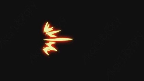 AE模板-卡通手绘动态火花元素Elements_-_Sparks_020_Shot_Hit_Explosion_Right_noCT_noRSZ
