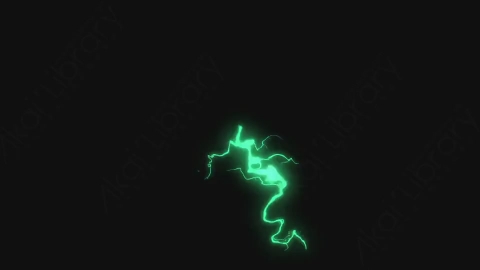 AE模板-卡通手绘能量闪电元素Electric_FX_17