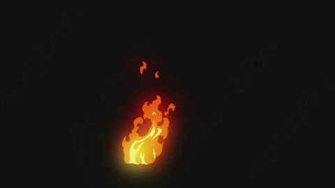 AE模板-卡通手绘动态火焰燃烧元素Fire_17